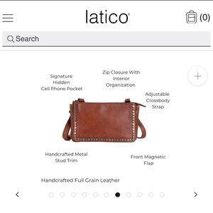 Latico soft Leather crossbody